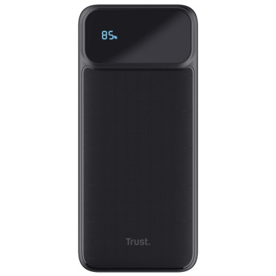 Акумулятор портативний літій-іонний power bank Trust Avala, 20000мА·год, 2хUSB-A/USB-C, 20W, PD/QC 3.0, чорний Акумулятор портативний літій-іонний power bank Trust Avala, 20000мА·год, 2хUSB-A/USB-C, 20W, PD/QC 3.0, чорний