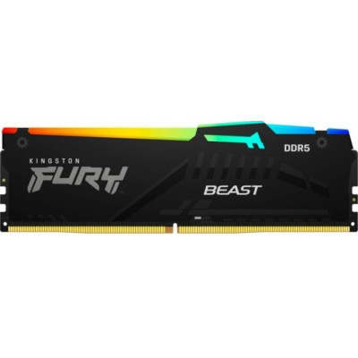 Пам'ять ПК Kingston DDR5 16GB 6000 FURY Beast RGB EXPO
