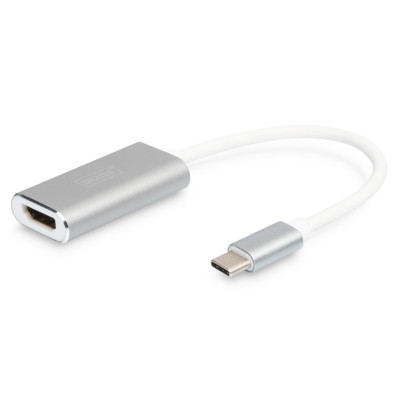 Адаптер DIGITUS USB-C - HDMA UHD 4K, M/F, 0.2м Адаптер DIGITUS USB-C - HDMA UHD 4K, M/F, 0.2м