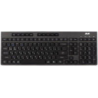 Клавіатура мембранна 2E KS280 120key, WL/BT, EN/UK, silent, чорно-сіра