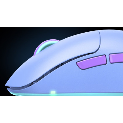 Миша Xtrfy M8, WL/USB-A, RGB, чорний