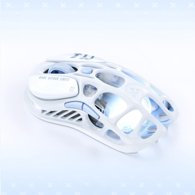 Миша GravaStar Mercury M1 Pro, magnesium alloy body, BT/WL/USB-A, RGB, Ice Blue