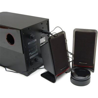 Акустична система MICROLAB M-200 2.1, 40W, mini-jack, чорний Акустична система MICROLAB M-200 2.1, 40W, mini-jack, чорний