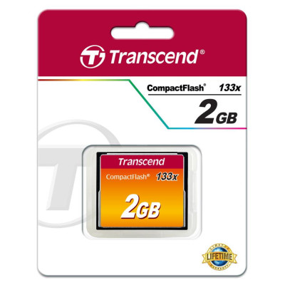 Карта пам'яті Transcend CF   2GB 133X