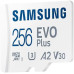 Карта пам'яті Samsung microSD 256GB C10 UHS-I  R130MB/s Evo Plus + SD