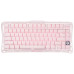 Клавіатура механічна GravaStar Mercury K1 80keys, GravaStar x Kailh Cheery Pink, EN, BT/WL/USB, Sakura Pink Клавіатура механічна GravaStar Mercury K1 80keys, GravaStar x Kailh Cheery Pink, EN, BT/WL/USB, Sakura Pink