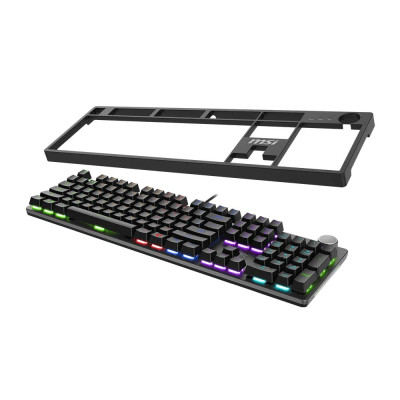 Клавіатура механічна MSI FORGE GK320 RED UA, чорний