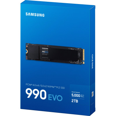Накопичувач SSD Samsung M.2 2TB PCIe 4.0 990EVO Накопичувач SSD Samsung M.2 2TB PCIe 4.0 990EVO