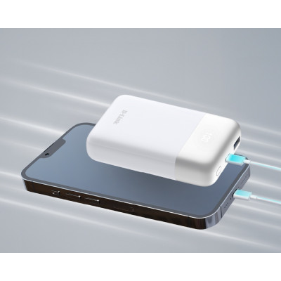 Акумулятор портативний літій-іонний Power Bank D-Link 10000мА*год 18Вт 1xUSB-A, 1xUSB-C, білий Акумулятор портативний літій-іонний Power Bank D-Link 10000мА*год 18Вт 1xUSB-A, 1xUSB-C, білий
