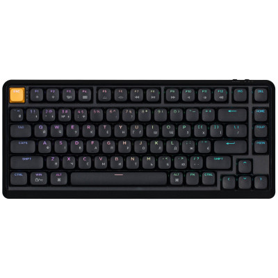Клавіатура механічна Keychron J1 82Key, K pro Red, WL/BT/USB-A, QMK, Hot-swap, EN/UKR, RGB, чорний Клавіатура механічна Keychron J1 82Key, K pro Red, WL/BT/USB-A, QMK, Hot-swap, EN/UKR, RGB, чорний