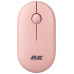 Миша 2E MF300 Silent, WL/BT, рожевий