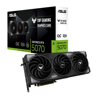 Відеокарта ASUS GeForce RTX 5070 12GB GDDR7 OC TUF-RTX5070-O12G-GAMING Відеокарта ASUS GeForce RTX 5070 12GB GDDR7 OC TUF-RTX5070-O12G-GAMING