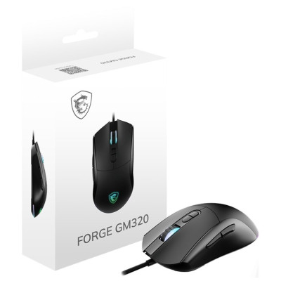 Миша MSI FORGE GM320, USB-A, чорний