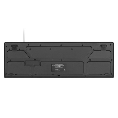 Клавіатура мембранна 2E KS108 104key, USB-A, EN/UK, чорний