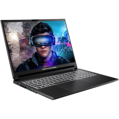 Ноутбук Dream Machines RT5070-15 15.6FHD+ IPS, AMD AI 9 HX 370, 32GB, F2TB, NVD5070-8, DOS, чорний