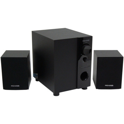 Акустична система MICROLAB M-109 2.1, 10W, mini-jack, чорний