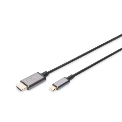 Адаптер DIGITUS USB-C - HDMA UHD 4K, M/M, 1.8м Адаптер DIGITUS USB-C - HDMA UHD 4K, M/M, 1.8м
