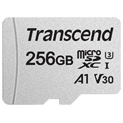 Карта пам'яті Transcend microSD  256GB C10 UHS-I R100/W40MB/s + SD