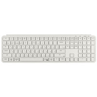 Клавіатура мембрана Keychron B6 Pro, USB/WL/BT, ivory white