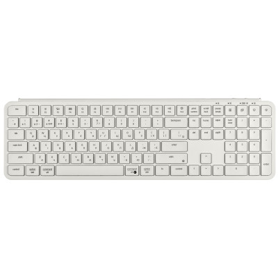 Клавіатура мембрана Keychron B6 Pro, USB/WL/BT, ivory white Клавіатура мембрана Keychron B6 Pro, USB/WL/BT, ivory white