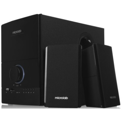 Акустична система MICROLAB M-500U 2.1, 40W, mini-jack/USB/SD, пк, чорний Акустична система MICROLAB M-500U 2.1, 40W, mini-jack/USB/SD, пк, чорний