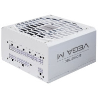 Блок живлення CHIEFTEC Vega M  (850W), >90%, 80+ Gold, 135мм FDB, 1xMB 24pin(20+4), 2xCPU 8pin(4+4), 3xMolex, 6xSATA, 4xPCIe 8pin(6+2), 1xPCIe GEN5 16pin, Fully Modular, White