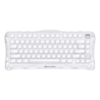 Клавіатура механічна GravaStar Mercury K1 80keys, GravaStar x Kailh Cheery Pink, EN, BT/WL/USB, Opaline White Клавіатура механічна GravaStar Mercury K1 80keys, GravaStar x Kailh Cheery Pink, EN, BT/WL/USB, Opaline White