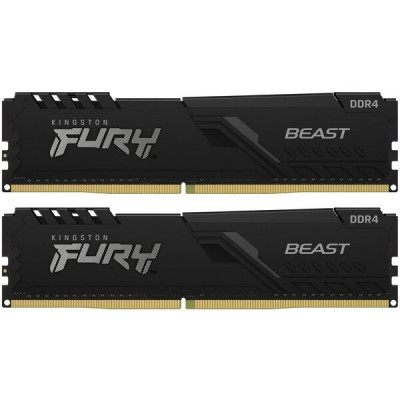 Пам'ять ПК Kingston DDR4 32GB KIT (16GBx2) 3200 FURY Beast