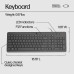 Комплект клавіатура та миша НР 150, USB-A, EN/UK, чорний