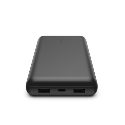 Акумулятор портативний літій-іонний Power Bank Belkin 20000мА·год, 15Вт, 2хUSB-A/USB-C, чорний Акумулятор портативний літій-іонний Power Bank Belkin 20000мА·год, 15Вт, 2хUSB-A/USB-C, чорний