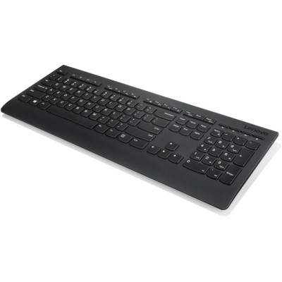 Клавіатура мембранна Lenovo Professional 108key, WL, EN/UKR/RU, чорний