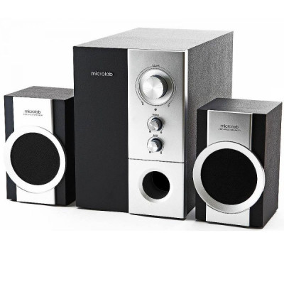 Акустична система MICROLAB M-590 2.1, 14W, mini-jack,чорний