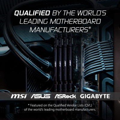 Пам'ять ПК Kingston DDR5  16GB 6000 FURY Beast  EXPO