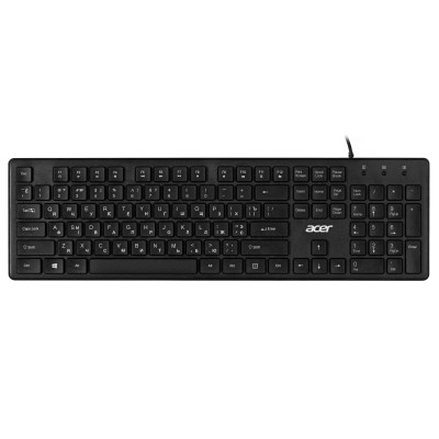 Клавіатура мембранна Acer OKW020, 104key ,USB-A, EN/UKR/RU,чорний Клавіатура мембранна Acer OKW020, 104key ,USB-A, EN/UKR/RU,чорний