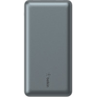 Акумулятор портативний літій-іонний Power Bank Belkin 20000мА·год, 15Вт, 2хUSB-A/USB-C, cірий Акумулятор портативний літій-іонний Power Bank Belkin 20000мА·год, 15Вт, 2хUSB-A/USB-C, cірий