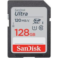 Карта пам'яті SanDisk SD  128GB C10 UHS-I R140MB/s Ultra