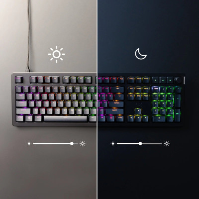 Клавіатура механічна HyperX Alloy Rise 106key, Red, USB-A, EN/UA, RGB, чорний