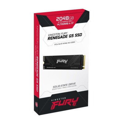 Накопичувач SSD Kingston M.2 2TB PCIe 5.0 FURY Renegade Накопичувач SSD Kingston M.2 2TB PCIe 5.0 FURY Renegade