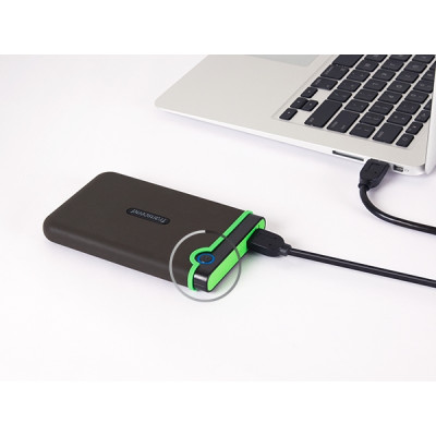 Портативний жорсткий диск Transcend 4TB USB 3.1 StoreJet 25M3 Сірий