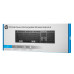 Клавіатура мембранна HP 720 Multi-Device Rechargeable, 109key, WL/BT, EN/UK, чорний