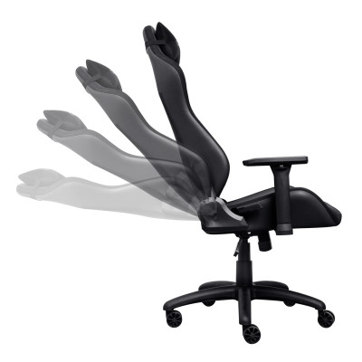 Крісло Trust GXT714 Ruya ECO, ПУ шкіра, 3D-Armrests, чорний Крісло Trust GXT714 Ruya ECO, ПУ шкіра, 3D-Armrests, чорний