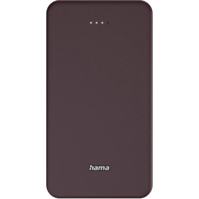 Акумулятор портативний літій-іонний Power Bank Hama 20000 мА·год, USB-C/USB-A, plum