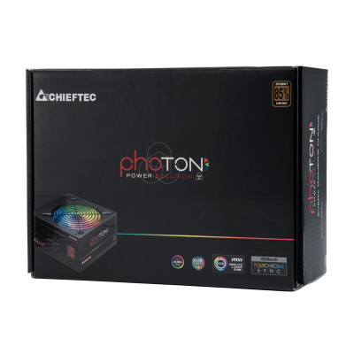 Блок живлення CHIEFTEC Photon  (750W), >85%, 120мм, 1xMB 24pin(20+4), 1xCPU 8pin(4+4), 4xMolex, 6xSATA, 4xPCIe 8pin(6+2), Modular