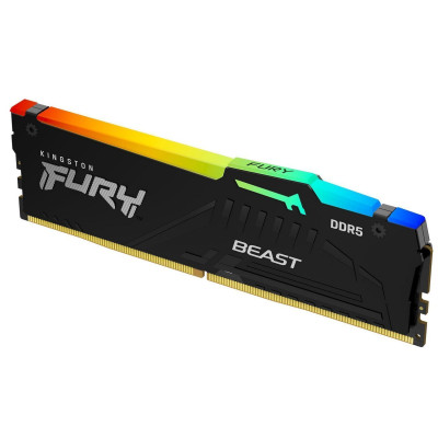 Пам'ять ПК Kingston DDR5 64GB 5600 FURY Beast RGB