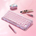 Клавіатура механічна GravaStar Mercury K1 80keys, GravaStar x Kailh Cheery Pink, EN, BT/WL/USB, Sakura Pink Клавіатура механічна GravaStar Mercury K1 80keys, GravaStar x Kailh Cheery Pink, EN, BT/WL/USB, Sakura Pink