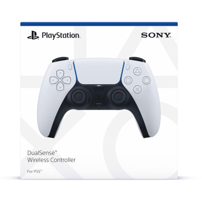Геймпад PlayStation 5 Dualsense BT, White Геймпад PlayStation 5 Dualsense BT, White