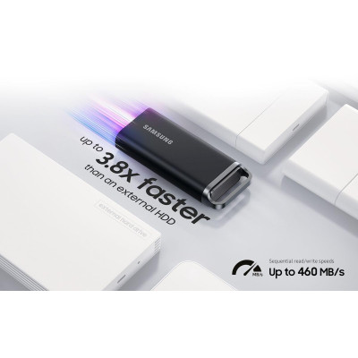 Портативний SSD Samsung 4TB USB 3.2 Gen 1 Type-C T5EVO Портативний SSD Samsung 4TB USB 3.2 Gen 1 Type-C T5EVO