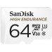 Карта пам'яті SanDisk microSD 64GB C10 UHS-I U3 V30 R100/W40MB/s High Endurance Карта пам'яті SanDisk microSD 64GB C10 UHS-I U3 V30 R100/W40MB/s High Endurance