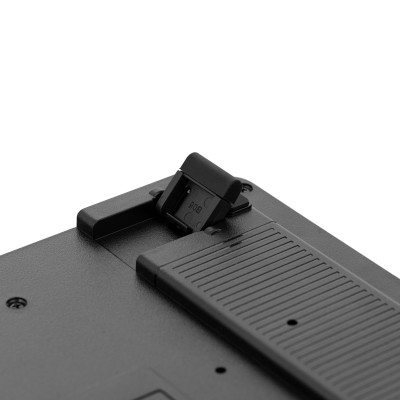 Клавіатура мембранна 2E KS1100 104key, 2xUSB HUB, USB-A, EN/UK, чорний