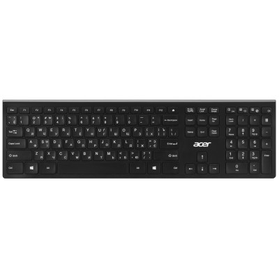 Клавіатура мембранна Acer OKR020, 109key, WL, EN/UKR/RU,чорний